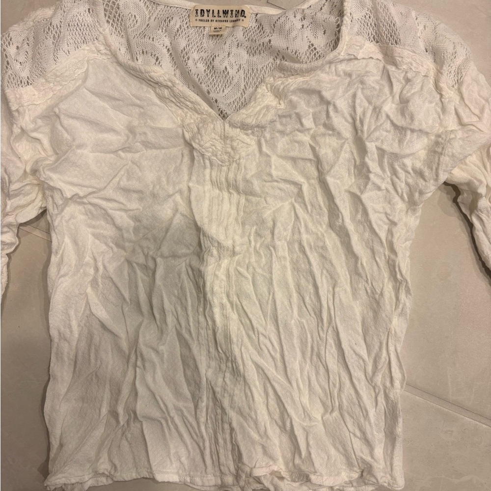 Idyllwind Cream Lace Women's Blouse